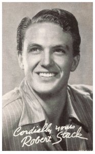 Robert Stack    Exhibit Card