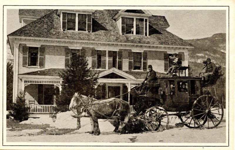 Transportation - Concord Stage Coach at Williamstown, Massachusetts