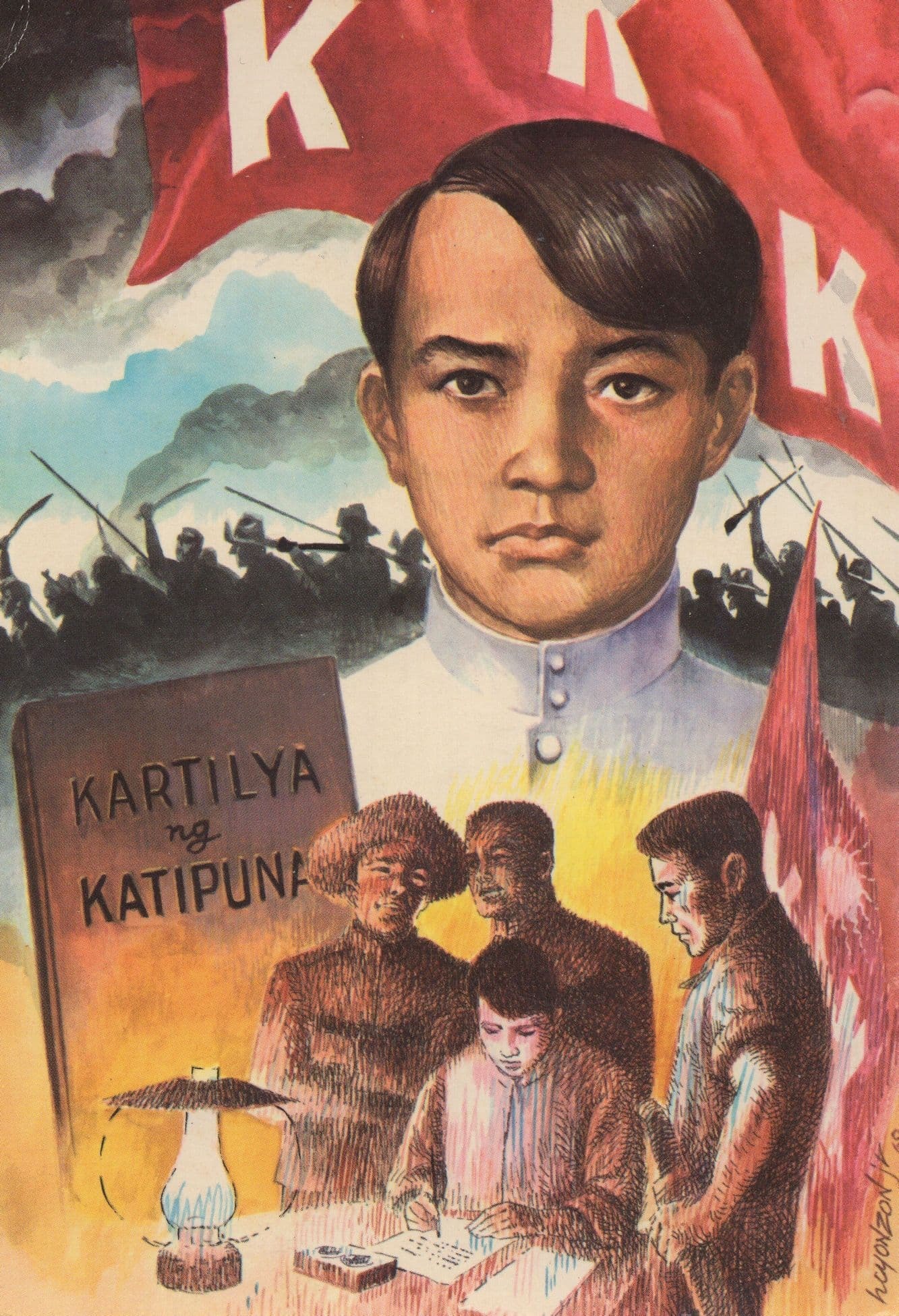 Emilio Jacinto Philippines Military General Postcard Rare Card Topics