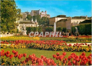 Postcard Modern Festspielstadt Salzburg The city of Salzburg Festival The Mir...