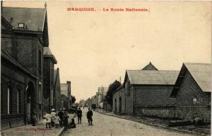 CPA MARQUION La Route Nationale (376097)