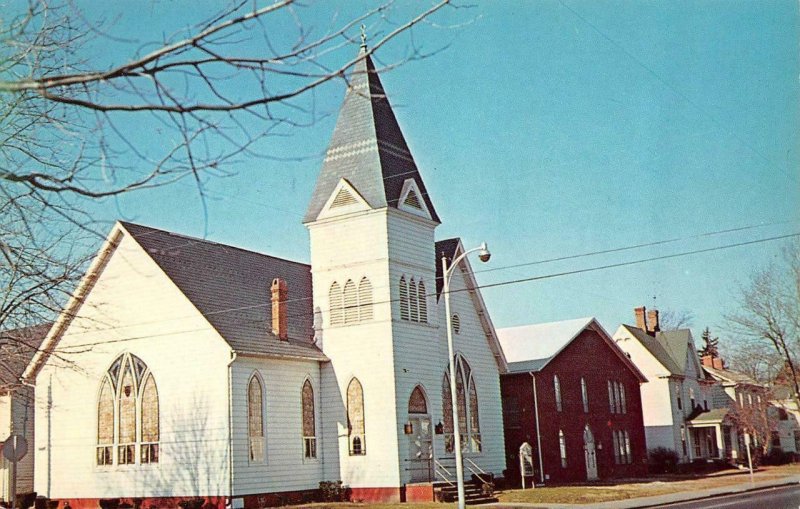 POCOMOKE CITY, Maryland MD    FIRST BAPTIST CHURCH  Worcester County  Postcard