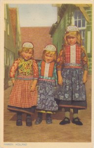 Netherlands Marken Children In Local Costume