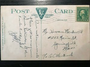 Vintage Postcard 1913 House of Mercy Hospital Pittsfield Massachusetts 