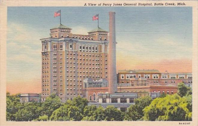 Michigan Battle Creek Percy Jones General Hospital Curteich