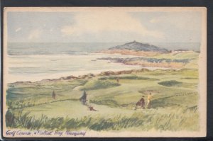 Cornwall Postcard - Golf Course & Fistral Bay, Newquay  RS19955
