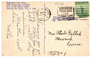 Greetings from Massachusetts  LARGE LETTER