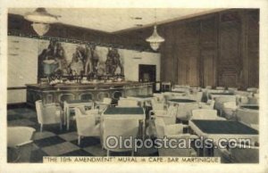 Cafe Bar Martinique, New York City, NYC USA Restaurant 1937 light wear, close...
