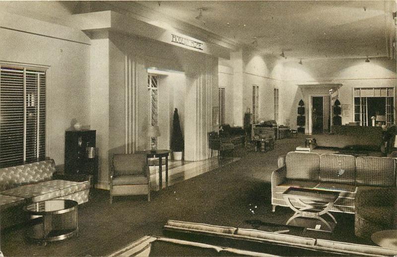 Vintage Postcard; Marshal Field Modern Art Deco Apartment Home Furniture