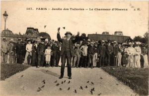 CPA AK PARIS métiers. Le Charmeur d'oiseaux au Jardin des Tuileries (479476)