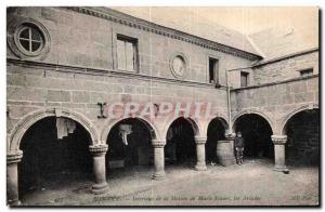 Postcard Old House Interior Roscoff Mary Stuart Arcades