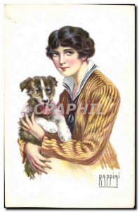 Postcard Old Dog Dogs Puppy Female