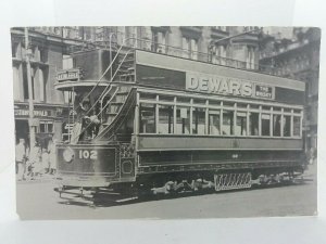 Vintage Repro Postcard Newcastle Tram no102 F Type Central Station to Low Fell