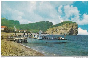 The Cliffs, at the North beach, Perce, Quebec, Canada, 40-60s