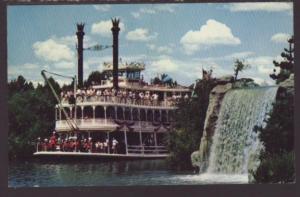 Mark Twain Steamboat,Disneyland Postcard 