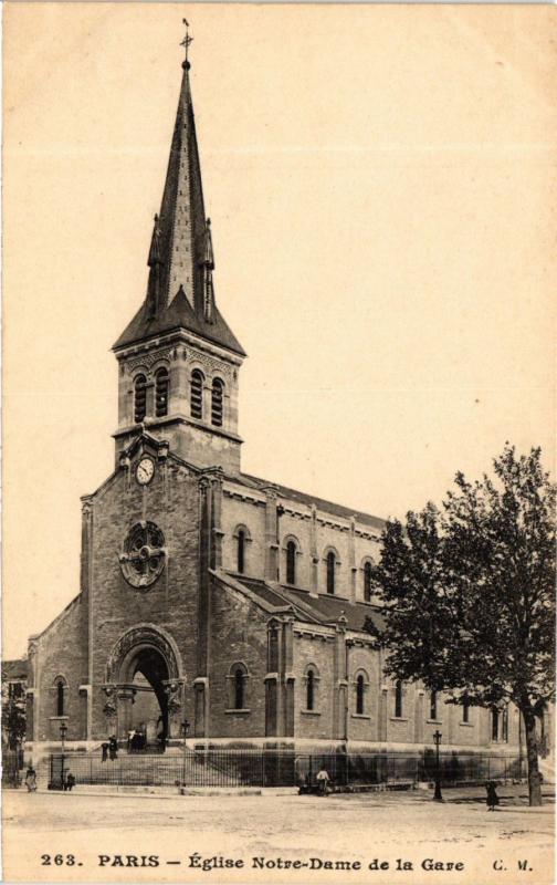 CPA Paris 13e Paris-Eglise Notre-Dame de la Gare (311430)