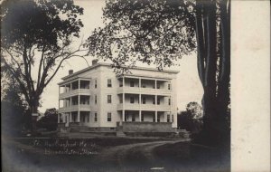 Bernardston Massachusetts MA New England House Hotel RPPC Vintage Postcard