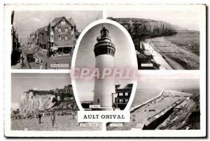 Old Postcard Ault Onival Lighthouse Lighthouse