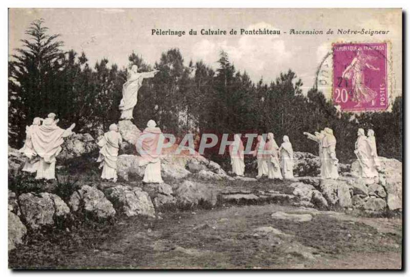 Old Postcard From Calvary Pilgrimage of Our Lord Pontchateau Ascinsion