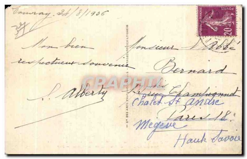 Old Postcard Vouvray Chateau Moncontour restores former fief of the Chateau d...