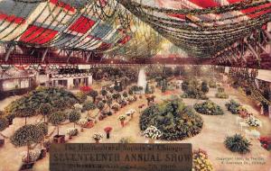 CHICAGO, IL Illinois HORTICULTURAL SOCIETY 17th ANNUAL FLOWER SHOW 1909 Postcard