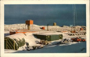 Antarctic Territory Australia Scientific Research Station Vintage Postcard