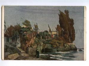 161299 Villa sur la Mer by BOCKLIN Vintage color PC