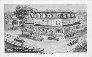 Pipersville Pennsylvania Pipersville Inn Vintage Postcard AA82892