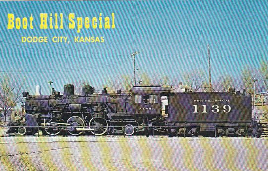 Boot Hill Special Santa Fe Railway Locomotive No 1139 Dodge City Kansas