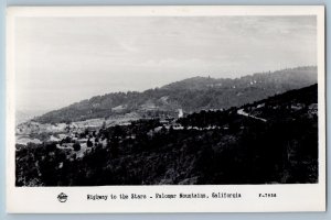 c1940's Highway To The Stars Palomar Mountains California CA RPPC Photo Postcard