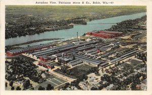 J23/ Beloit Wisconsin Postcard c1927 Birdseye View Fairbanks Morse & Co Scales 5