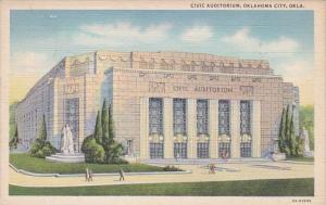 Oklahoma Oklahoma City Civic Auditorium 1943 Curteich
