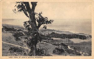 View From St. John's Church Barbados West Indies 1936 