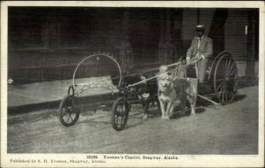 Skagway AK Yeoman's Chariot c1910 Postcard