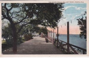 Florida Tampa Ballast Point The Board Walk 1920 Curteich