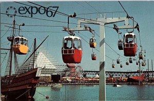 Postcard AMUSEMENT PARK SCENE Montreal Quebec QC AJ1305