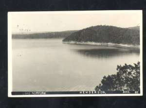 RPPC HENDERSON ARKANSAS LAKE NORFORK VINTAGE REAL PHOTO POSTCARD PALMYRA MO