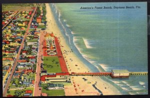 Florida DAYTONA BEACH Aerial View - America's Finest Beach - LINEN