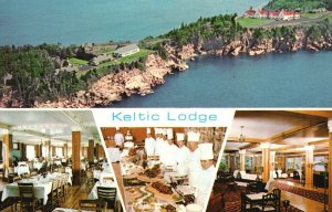 Vintage Postcard Aerial View Keltic Lodge Cape Breton Nova Scotia Canada