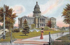 State Capitol Denver Colorado 1910c postcard
