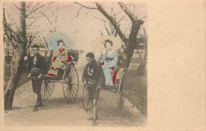 Japan culture & ethnicity Japanese Asian ethnic geishas types ricksaw boys 1900s