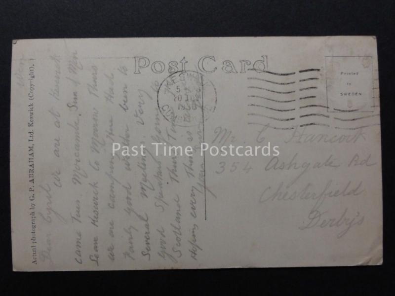 Verse & Poem: Wordsworth's Creed - Poet Laurate c1936 Old Postcard