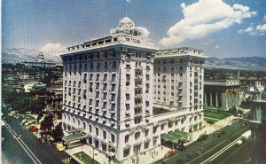 Postcard View of Hotel Utah in Salt Lake City, UT.               Y9