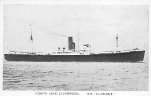 SS Clement Booth Line Ship Unused 