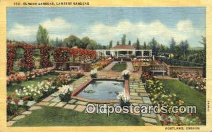 Sunken Gardens, Lambert Gardens - Portland, Oregon