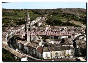 Postcard Modern Montagnac View Arian Center Church And Route De Meze