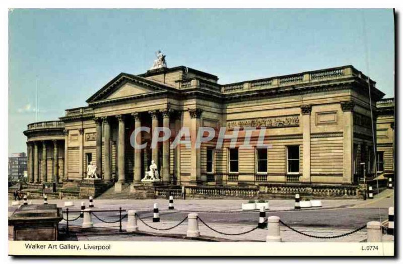 Postcard Modern Walker Art Gallery Liverpool