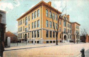 BOSTON, MA Massachusetts  THE CHAPMAN SCHOOL~East Boston  1908 Postcard