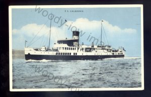 f2248 - Scottish Paddle Steamer - Caledonia - postcard
