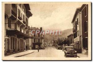 Old Postcard Customs Behobie International Bridge customs